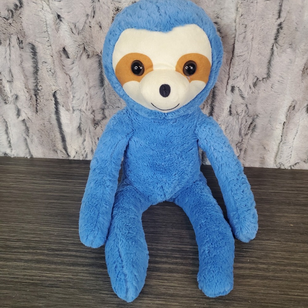 Sloth Plush Toy A&A Global Industries Inc. Blue Plush 15" Stuffed Animal